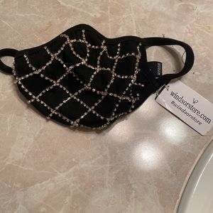 NWT Rhinestone Mask